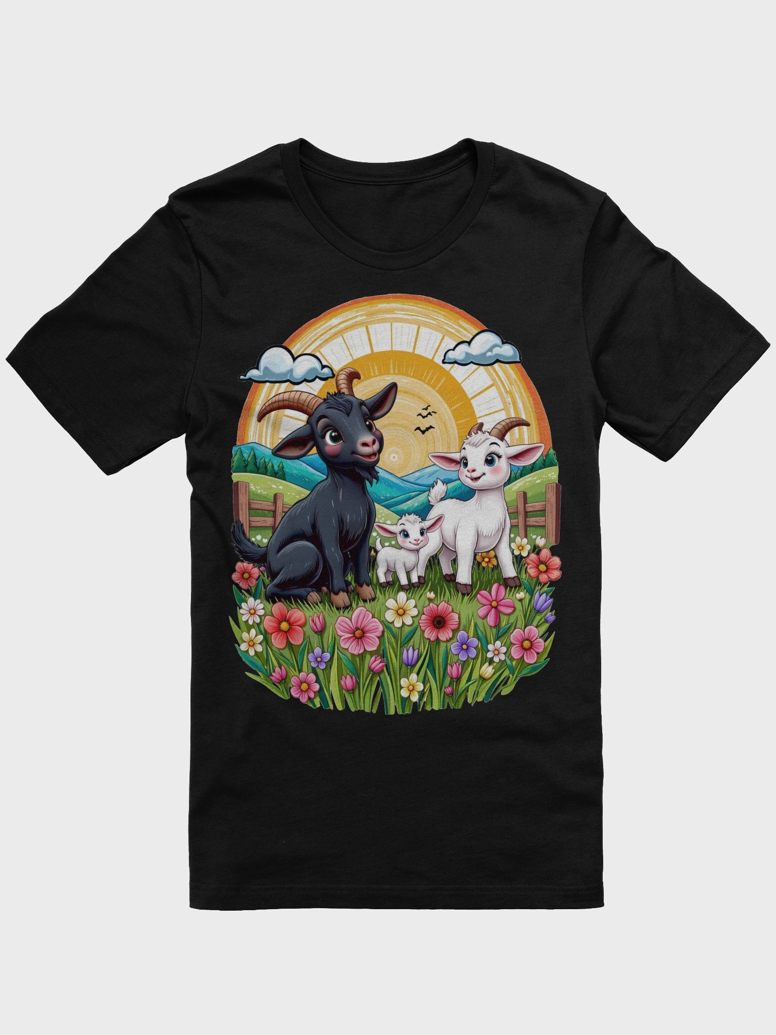 Cheerful Goat Trio Tee product image (2)