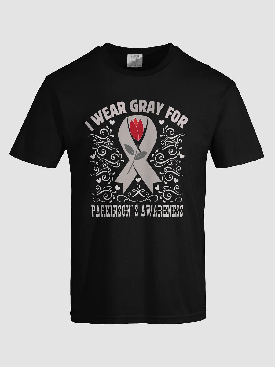I Wear Gray For Parkinson Awareness, Flourish Comfort Colors T-shirt product image (4)