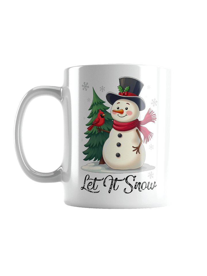 Let It Snow - Snowman with Cardinal Mug product image (1)