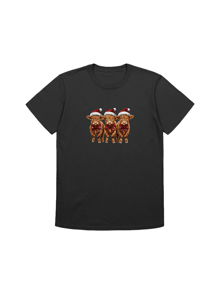 Baby Highland Cows Unisex Christmas T-Shirt product image (4)