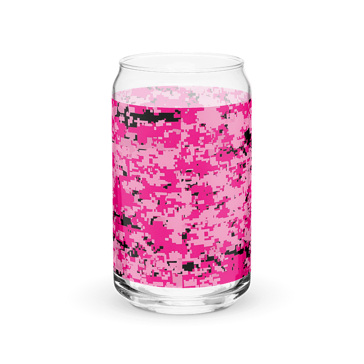 Pixel Pink Glass: Can-Shaped Elegance product image (6)