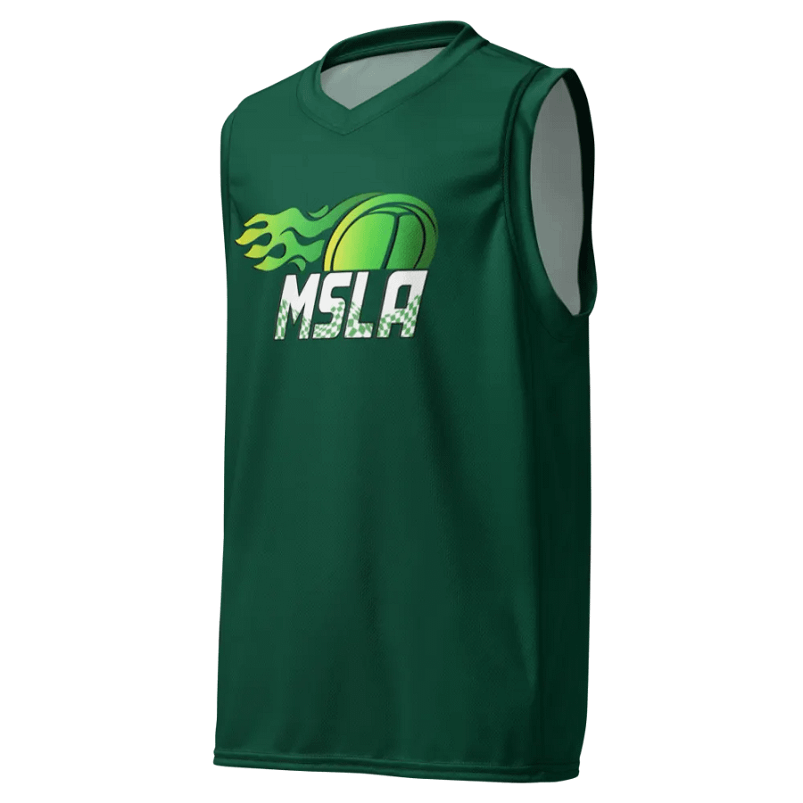 MSLA Green Unisex Basketball Jersey product image (1)