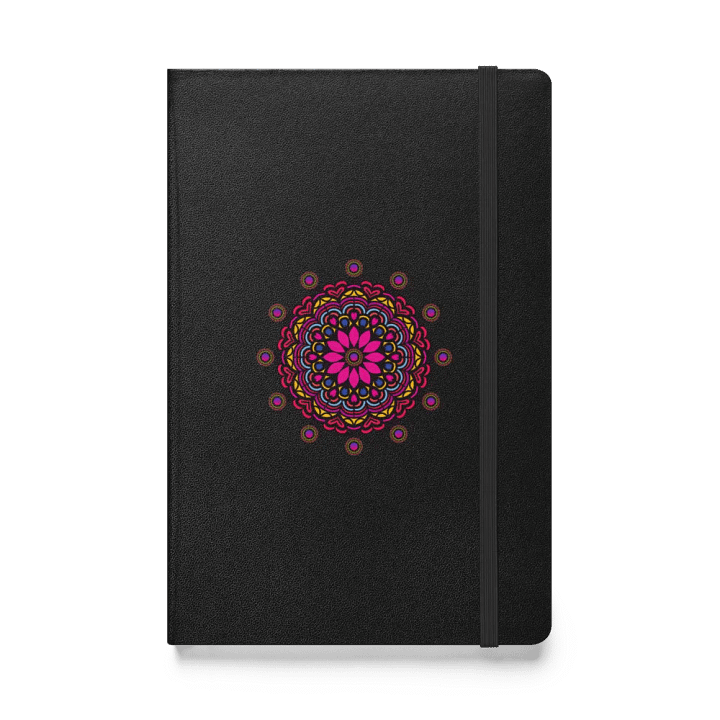 Symmetrical Mandala Hardcover Notebook product image (1)