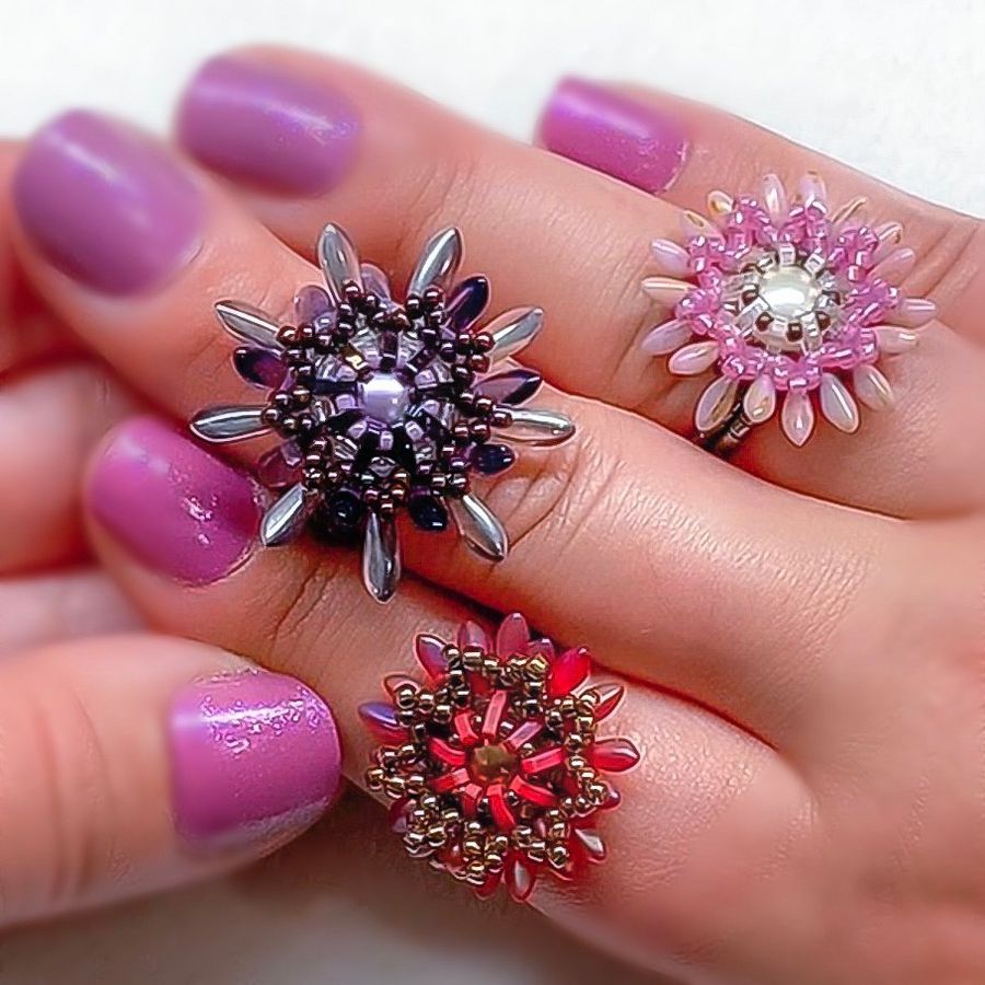 Digital Beading Pattern – Cherry Blossom Festival Ring product image (3)