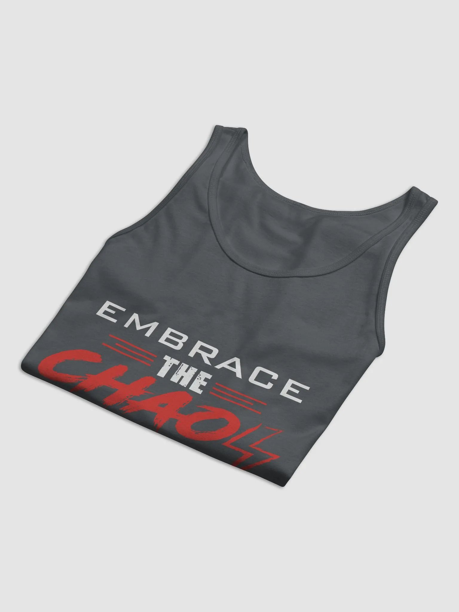 Embrace the Chaos v2 Unisex Tank (Red/White) product image (3)
