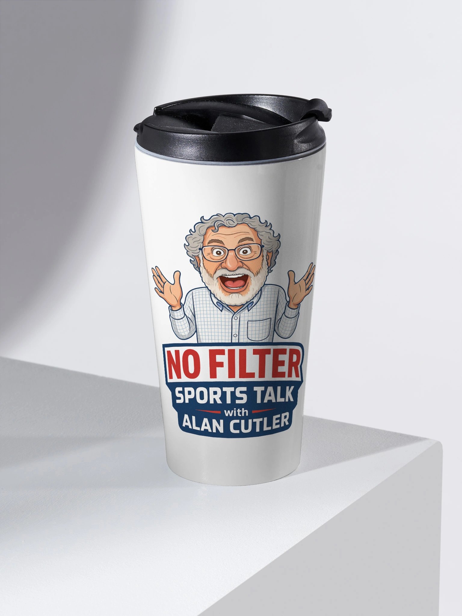 Alan No Filter Travel Coffee Mug product image (1)