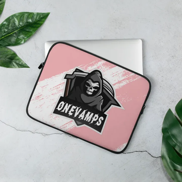 Laptop Sleeve OneVamps Pink-White color product image (2)