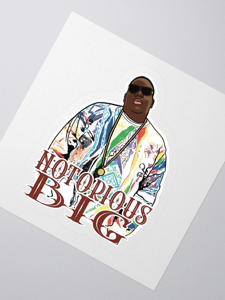 Biggie Smalls Sticker #2 product image (2)