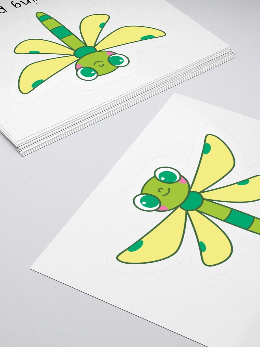 Whimsical Dragonfly Kiss-Cut Sticker 011 product image (12)