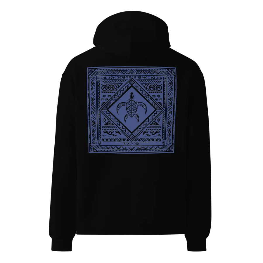 VACIO Tribal Turtle Premium Relaxed Fit Hoodie (B) product image (5)