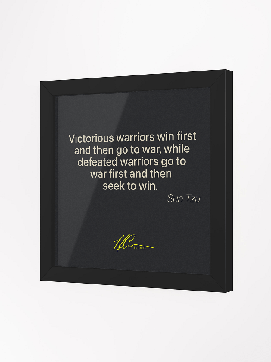 Sun Tzu Q2 - Framed Poster product image (2)