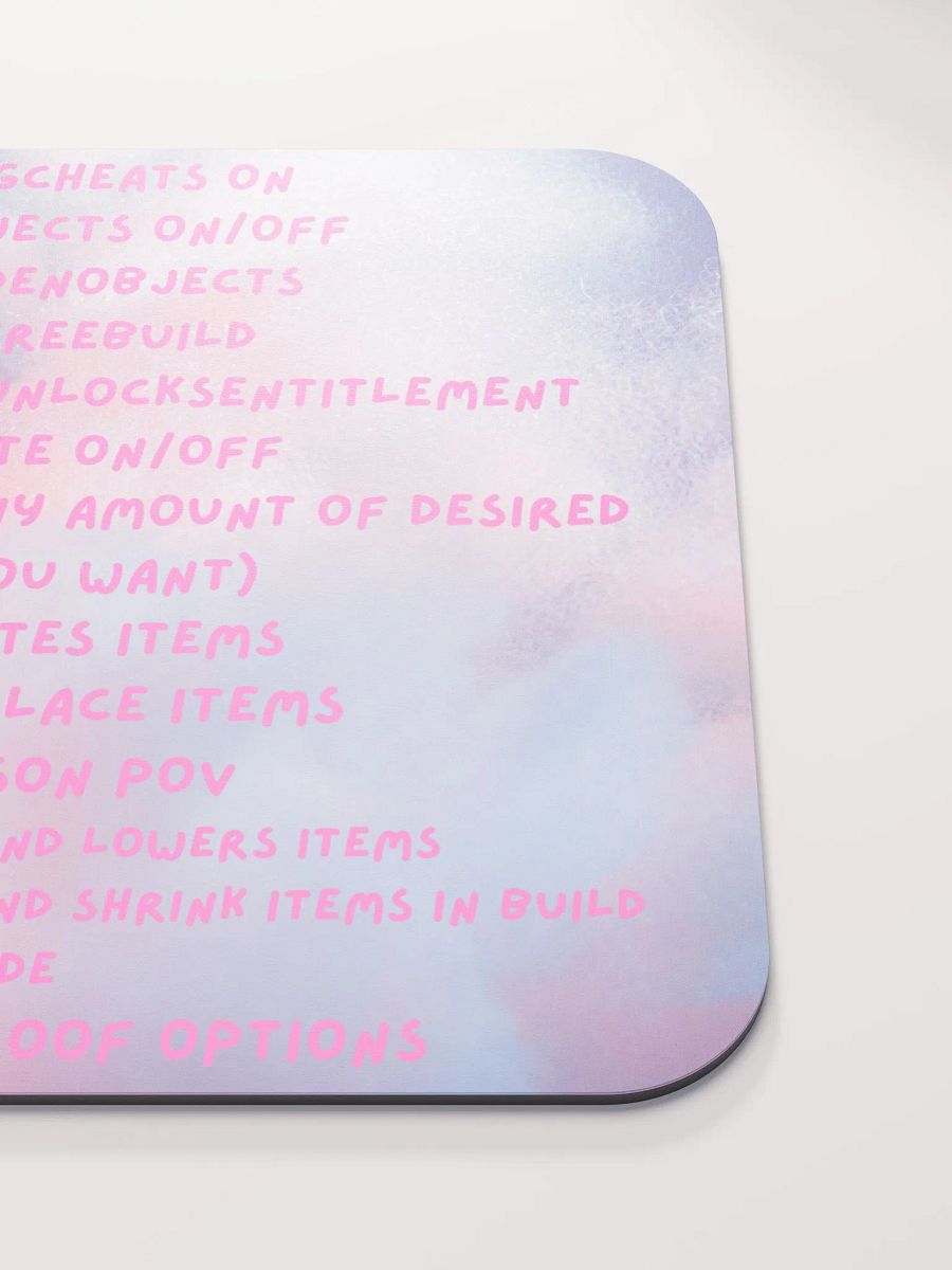 The sims 4 Cheat Code Mouse Pad product image (5)