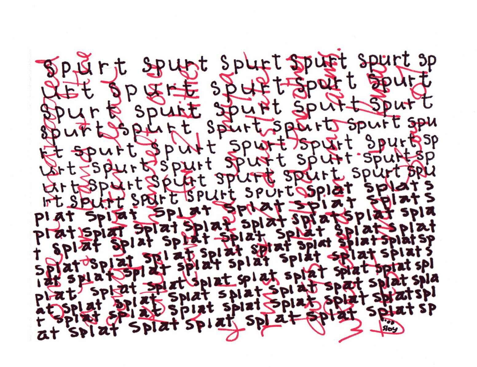 spurt splat panel card print product image (1)