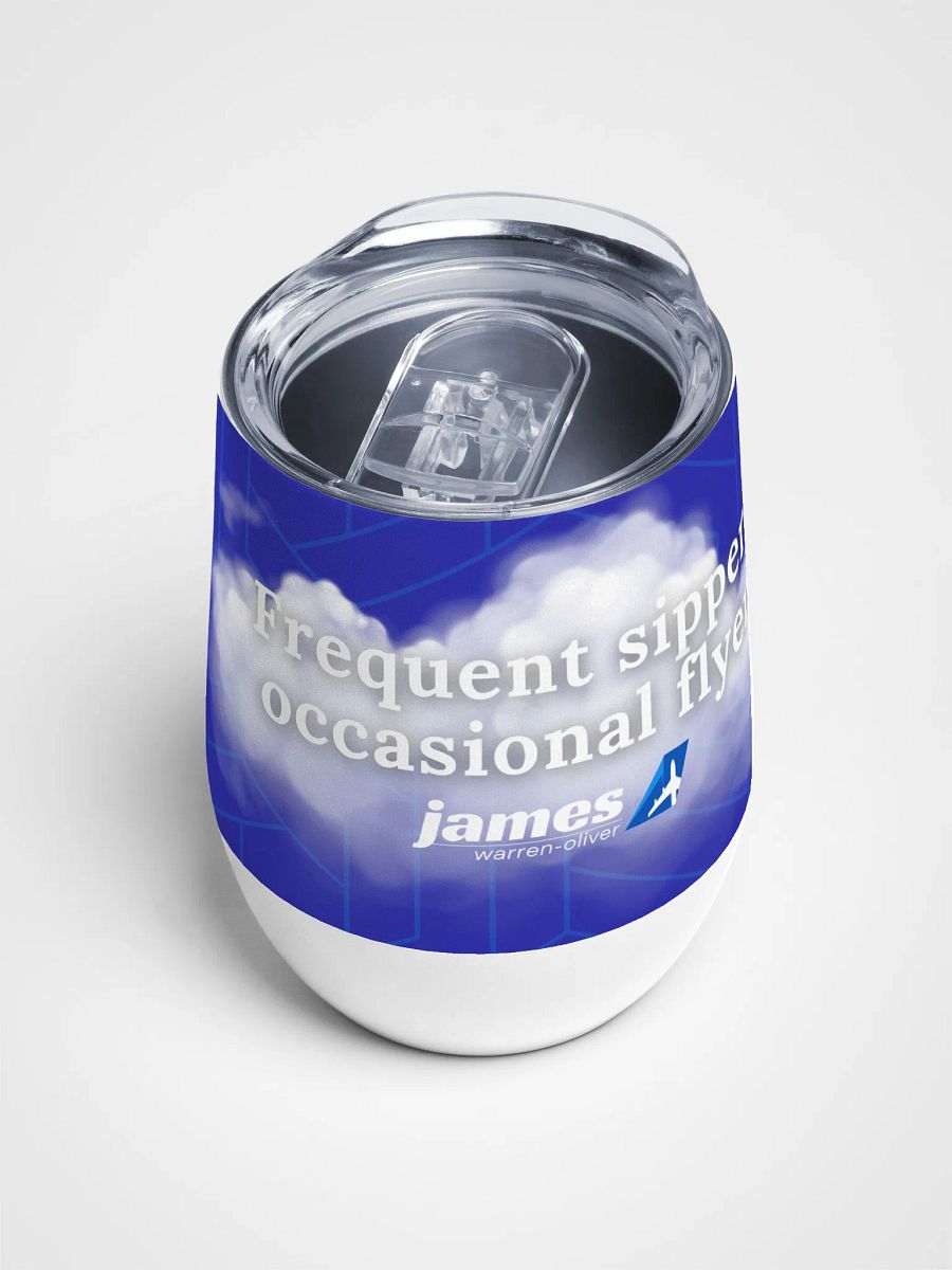 🍷 Frequent Sipper, Occasional Flyer - Traveller’s Wine Tumbler product image (5)