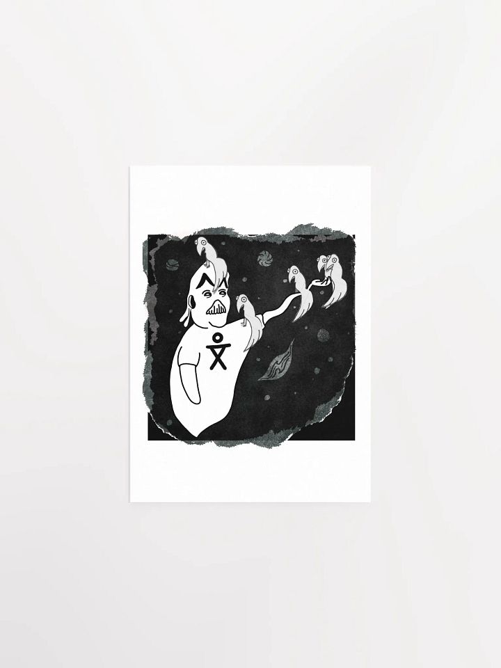 Space Birb (White Print) product image (3)