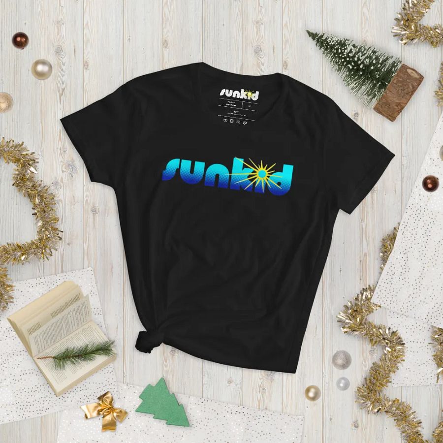 Blue sunkid logo women's T-shirt product image (11)