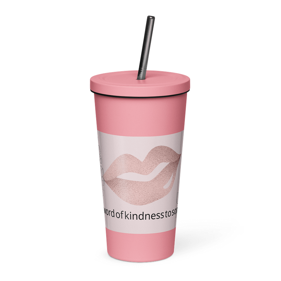 Kindness Botanical Lips Insulated Tumbler product image (1)