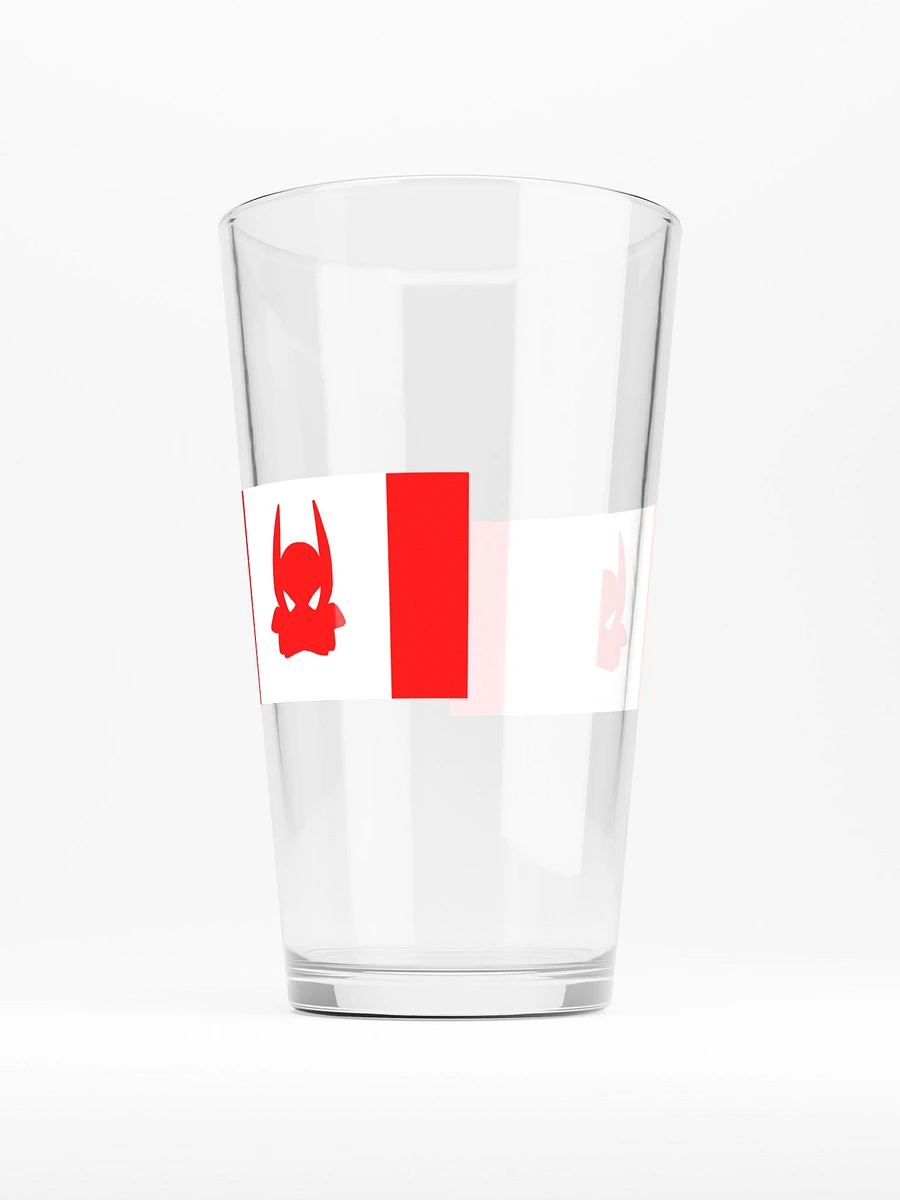 Canadian Flag BatDuck Logo Pint Glass product image (2)