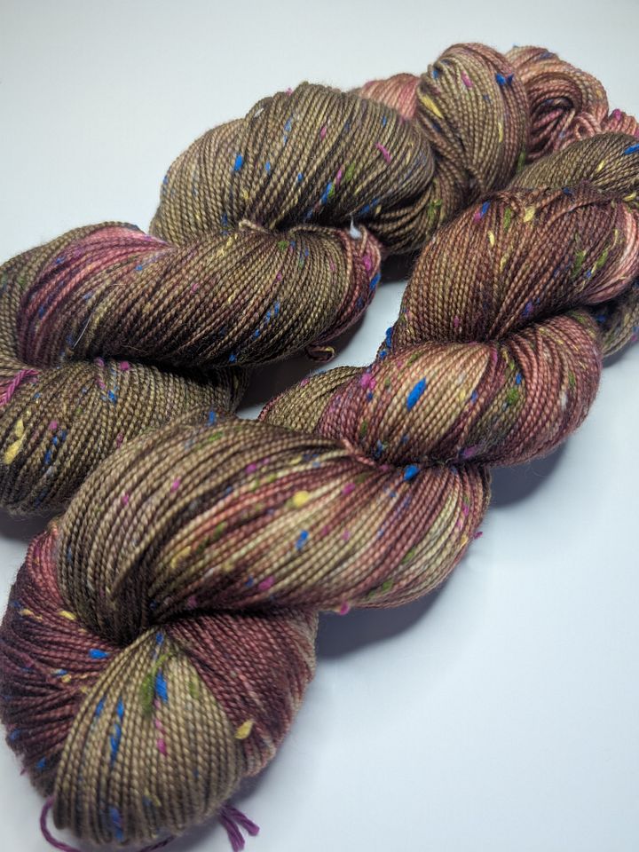 Chocolate Raspberry Donegal (sock) product image (2)