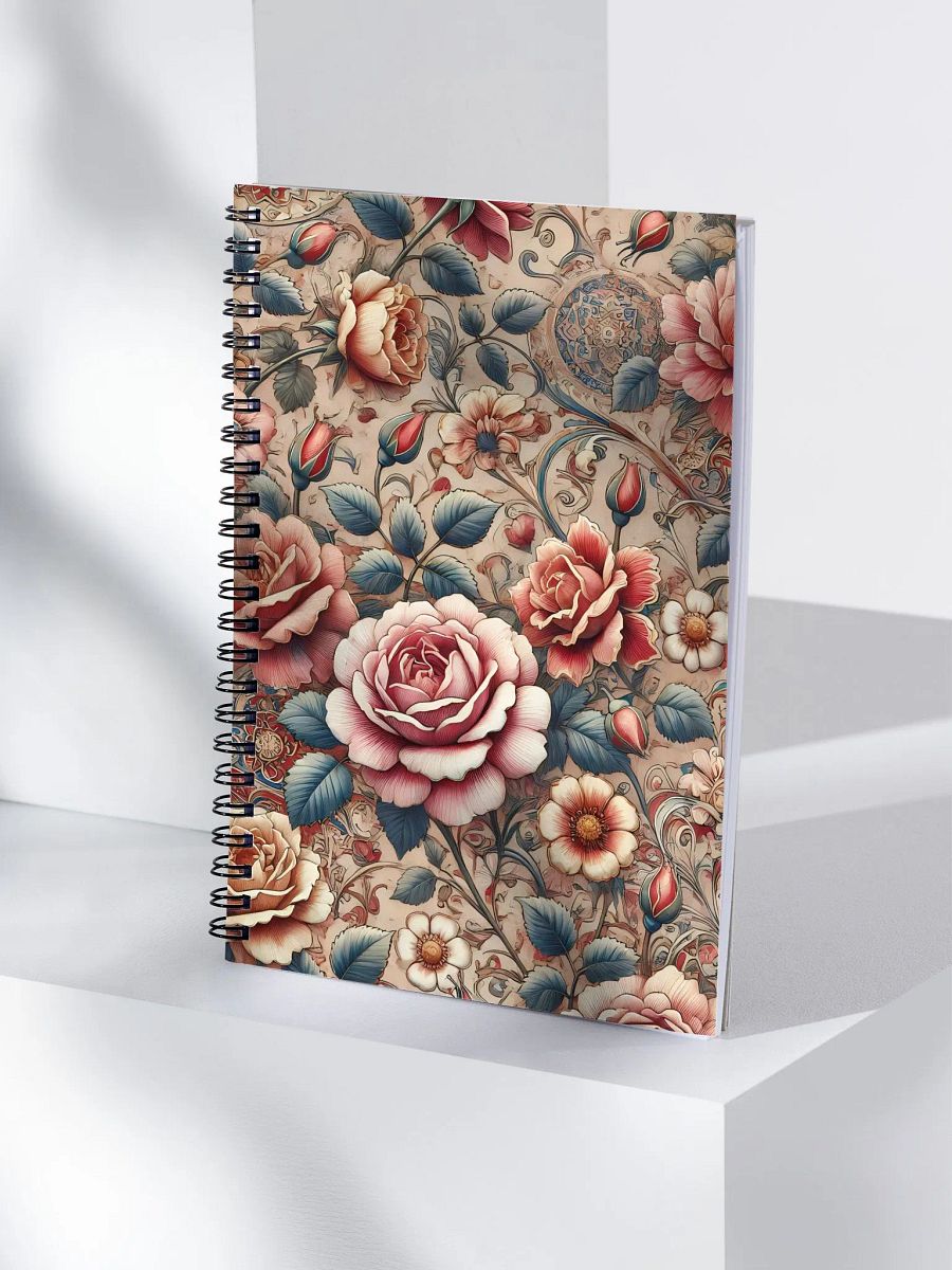 Royal Floral Spiral Notebook product image (4)