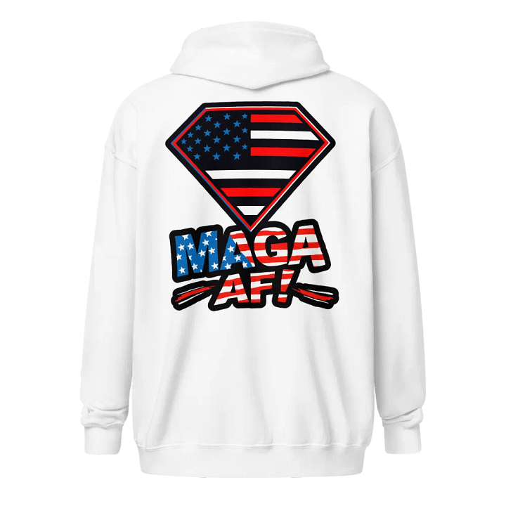 Zip Hoodie: MAGA Diamond product image (14)