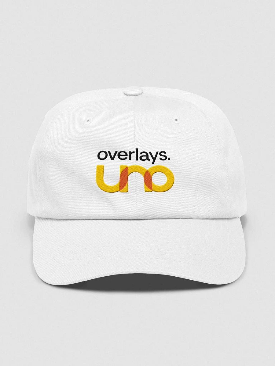 overlays.uno Stacked - Light Dad Hat product image (1)
