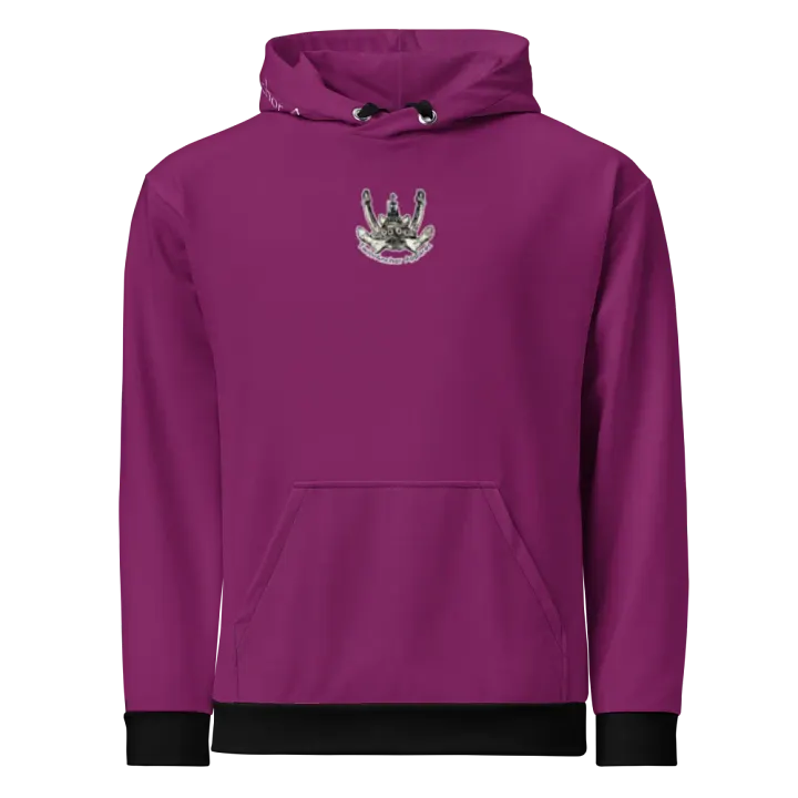 Eggplant Three blade prop Tug CE Hoodie product image (2)