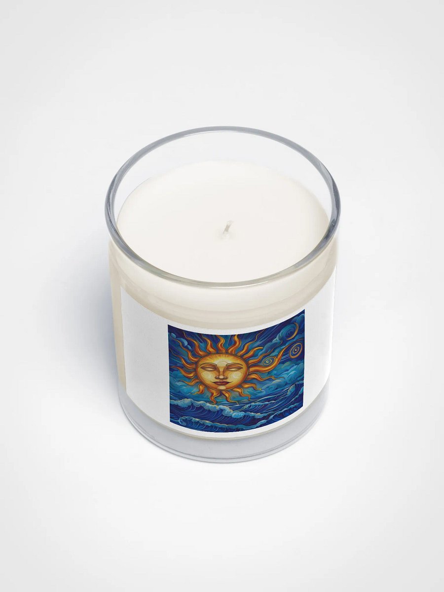 Meditation Mindfulness Candle Sun over the Ocean Vintage Design product image (3)