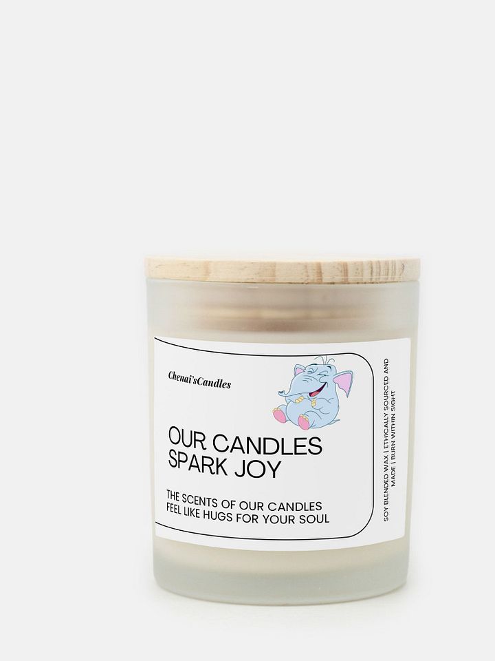 Joy Frosted Candle product image (2)