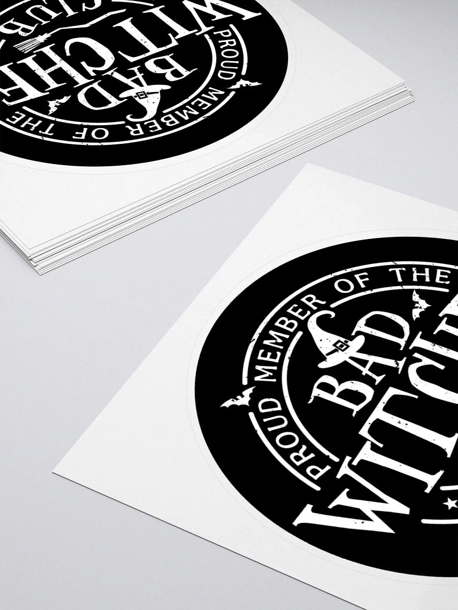 Bad Witches Club Sticker (Black) product image (4)