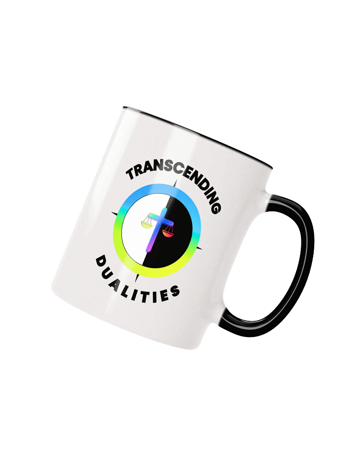 White Ceramic Mug, "Transcending Dualities" product image (2)