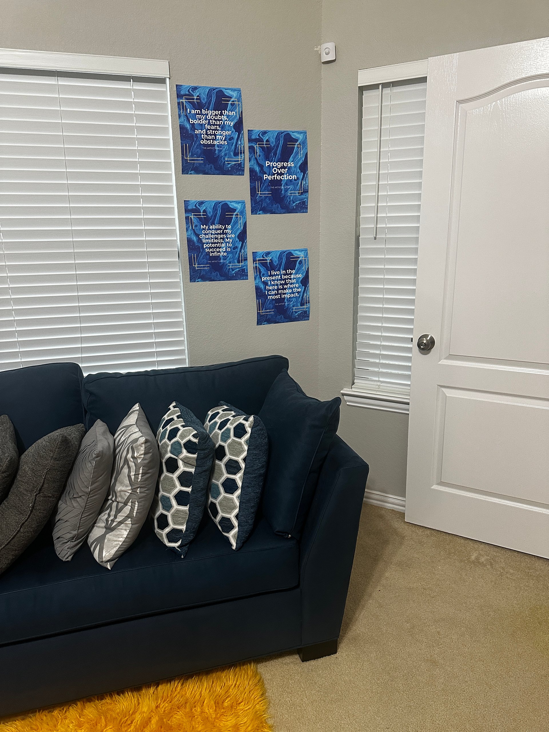 🔥 24-Piece Affirmation Wall Art Set (Orange) – Daily Motivation Décor for Mindset & Success (11x14 Instant Download) product image (3)