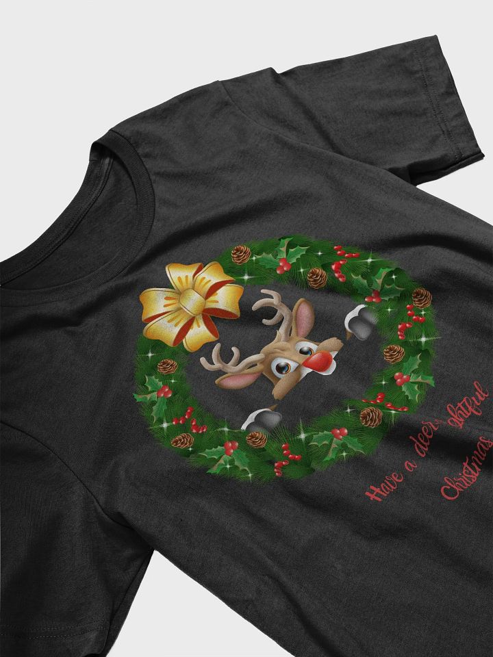 Festive Reindeer Christmas T-Shirt product image (2)