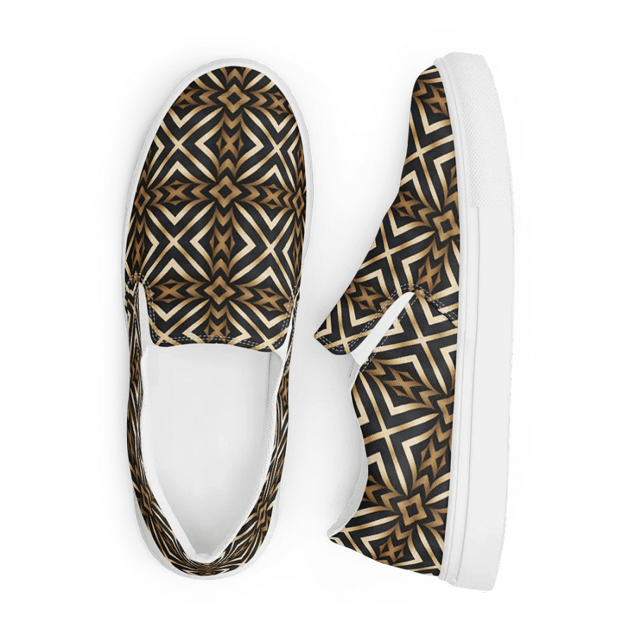 Geometric Illusion Slip-On Shoes product image (5)