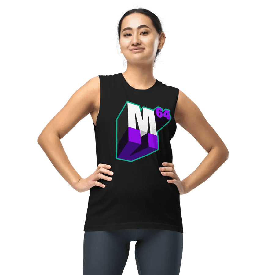M64 Plays Logo Muscle Tank (Founding Member Edition) product image (9)