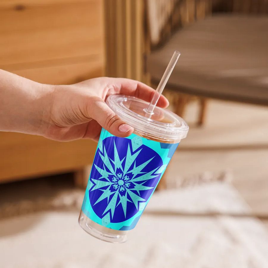 snowflake drinking cup product image (9)