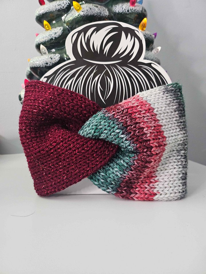 Yuletide/Mulberry Twinkle Ear Warmers product image (1)