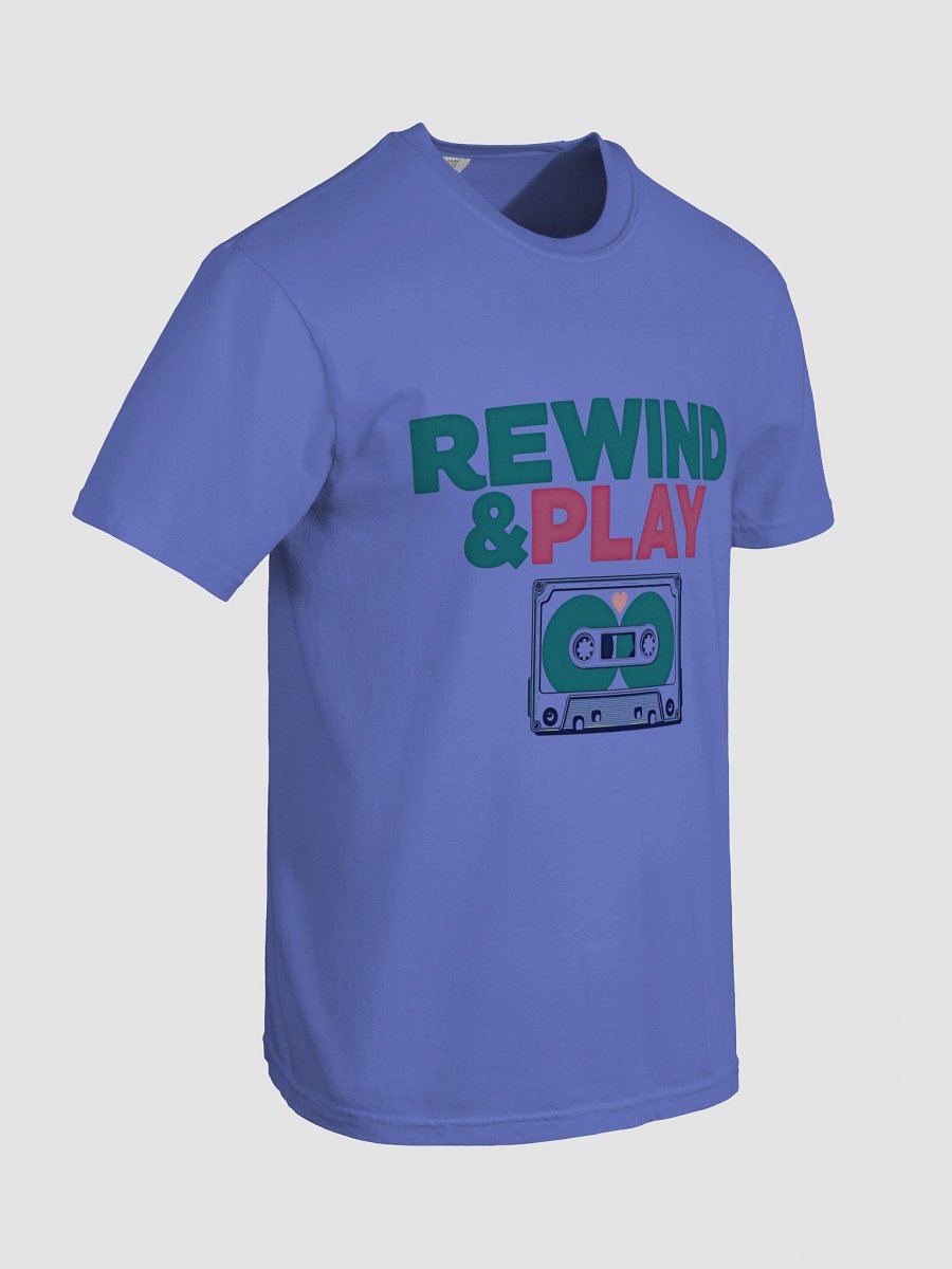 Rewind & Play Cassette Heart T-Shirt product image (8)
