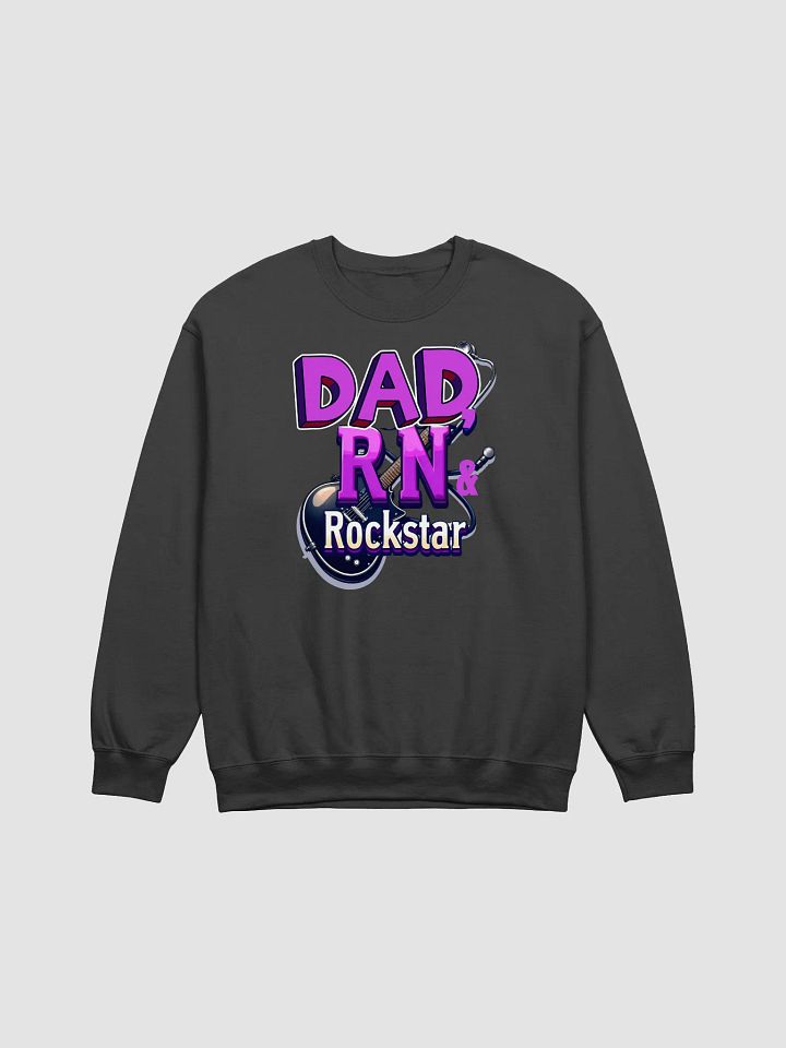 Rockstar Dad RN Crewneck Sweatshirt product image (2)