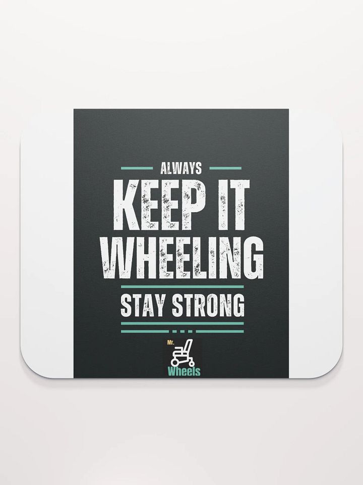 Wheelchair Motivation Mouse Pad product image (2)