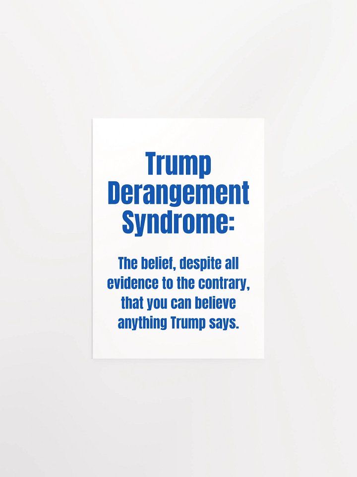 Trump Derangement Syndrome Poster product image (9)