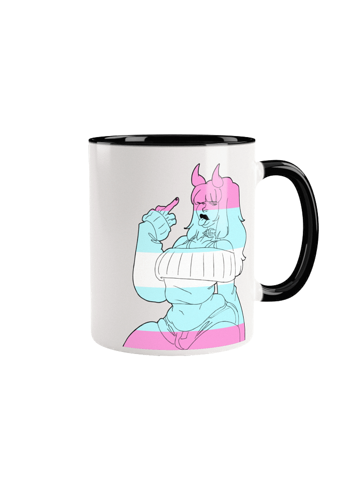 FUCK YOU! Eli's transflag mug product image (1)
