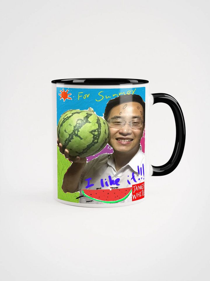 Ceramic Mug with Color Inside: watermelon product image (1)