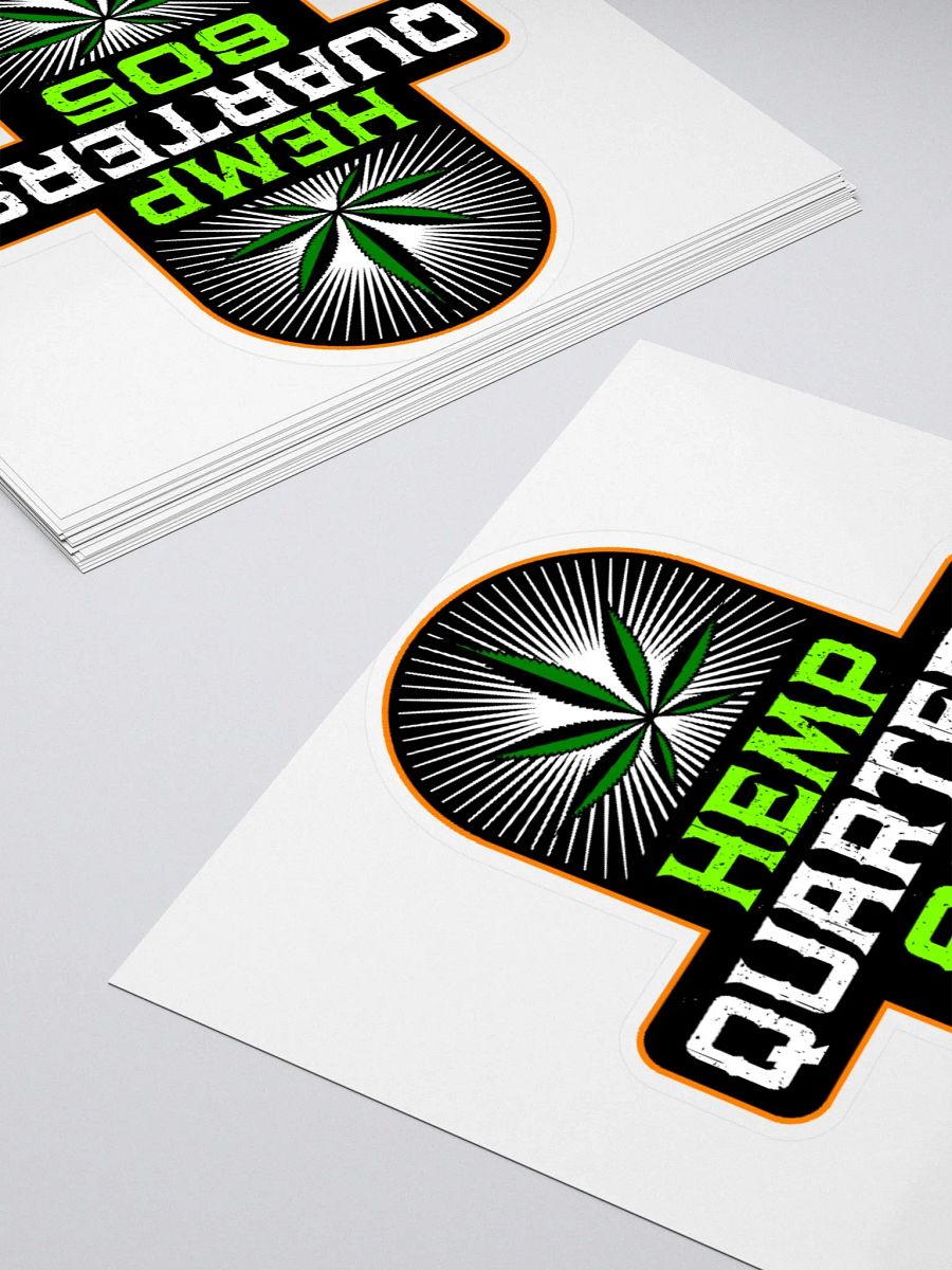 Hemp Quarters Invisible Back Sticker 3