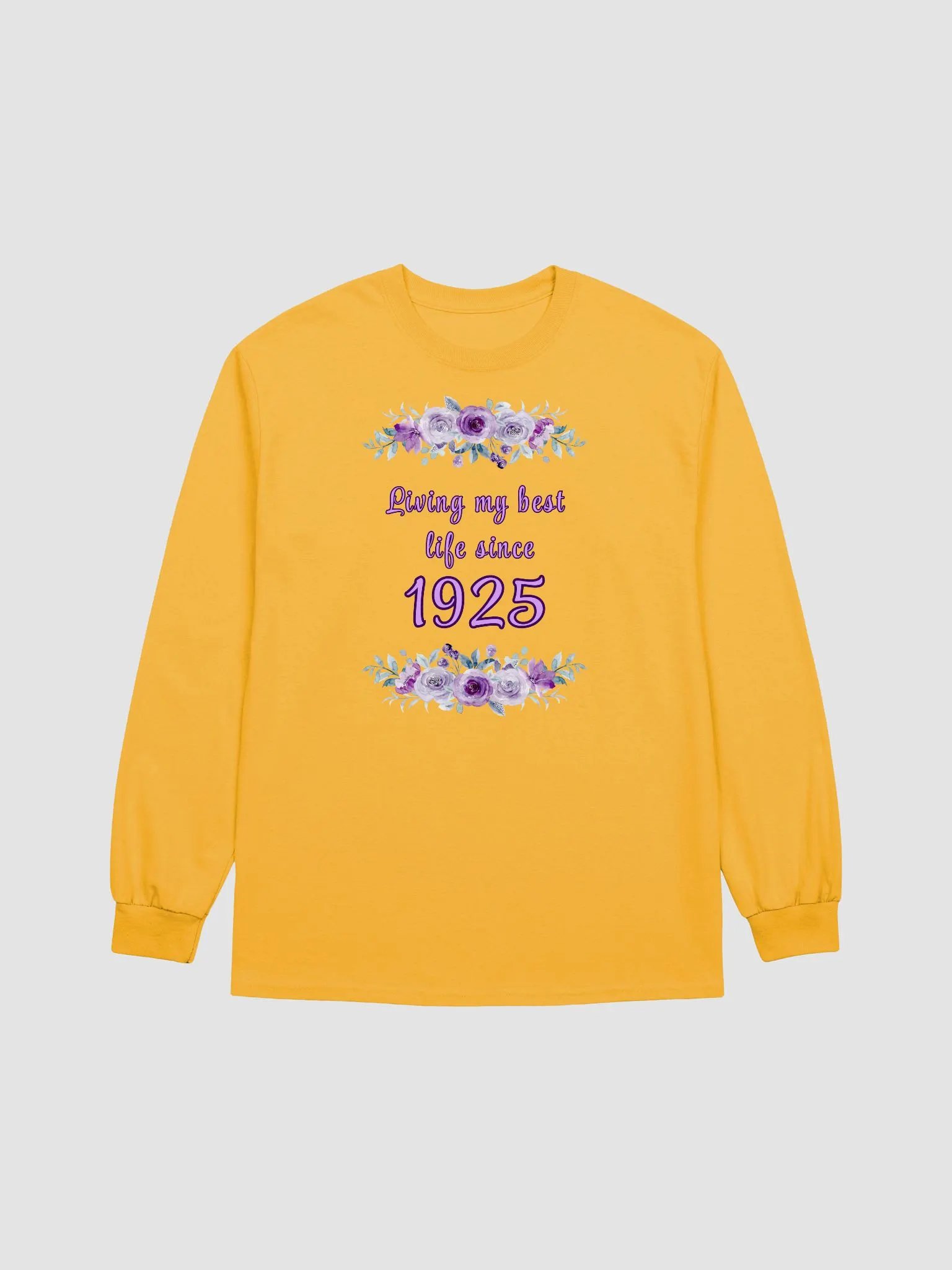 Floral Best Life since 1925 Long Sleeve Tee product image (2)