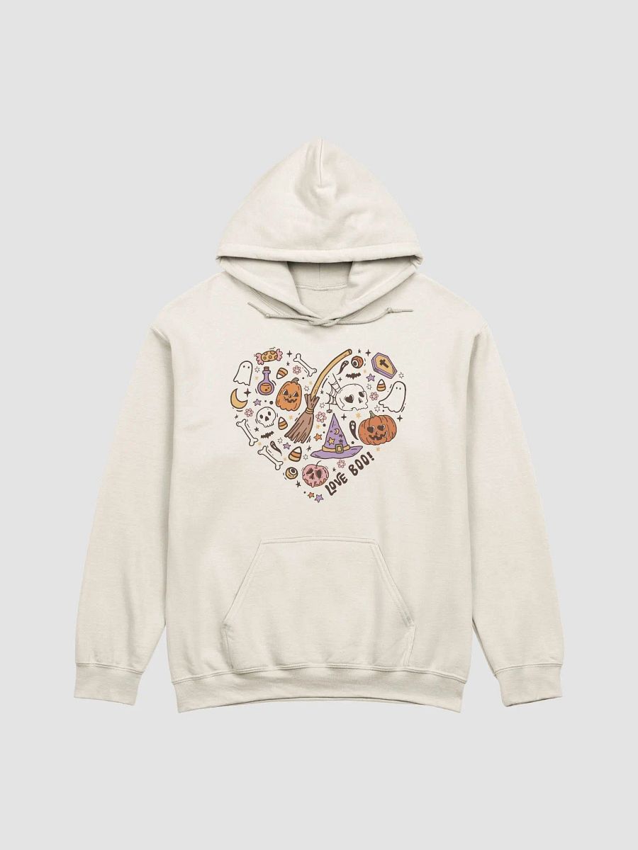 Heart-Shaped Fall and Halloween Design Elements Hooded Sweatshirt | Fall and Halloween Hoodie Design product image (36)