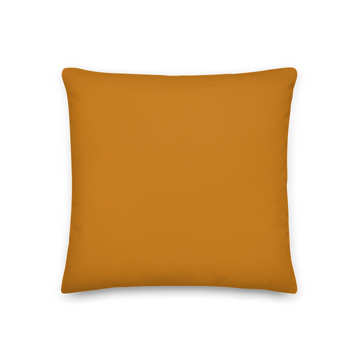 Orange & Cream Gingham Pillow – Warm & Retro product image (2)