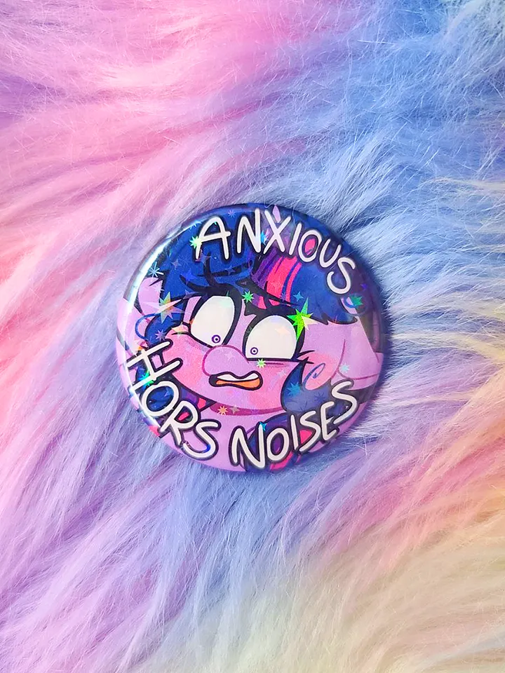 Anxious Hors Noises | Button product image (2)