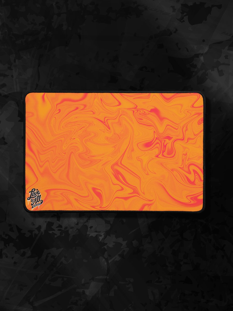 L2A Orange Swirl Deskmat product image (1)