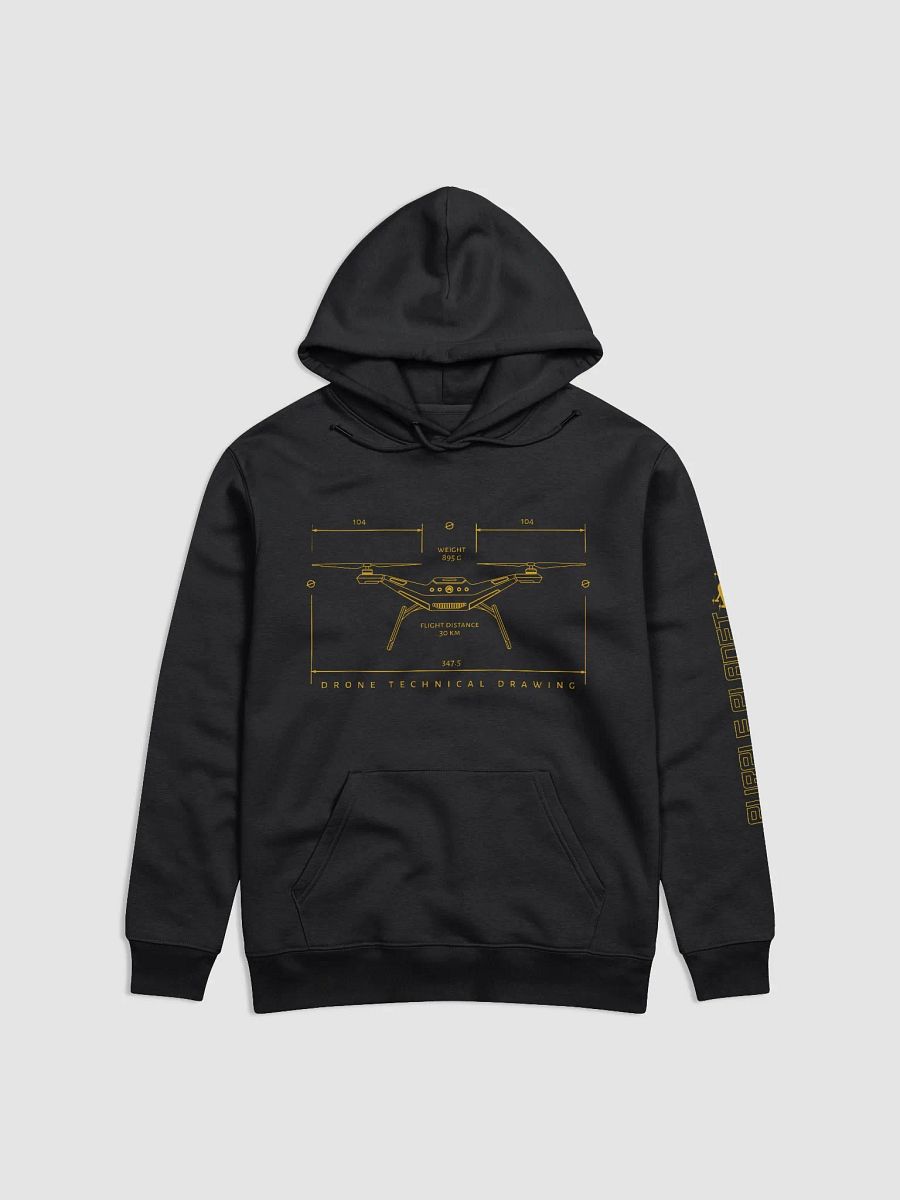 Drone Team Black Hoodie product image (3)
